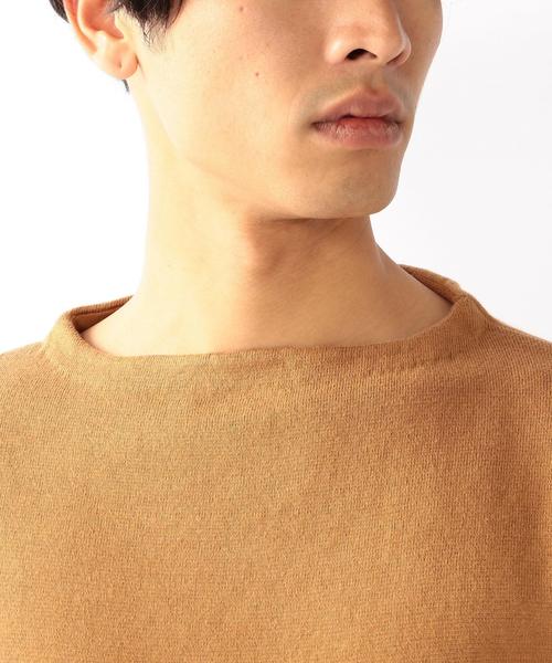 coen（コーエン）の「ミラノリブボートネックニット（ニット/セーター・メンズ・ネイビー/ブラウン・MEDIUM/LARGE/SMALL/X-LARGE）」の8枚目の写真