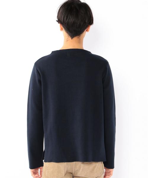 coen（コーエン）の「ミラノリブボートネックニット（ニット/セーター・メンズ・ネイビー/ブラウン・MEDIUM/LARGE/SMALL/X-LARGE）」の12枚目の写真