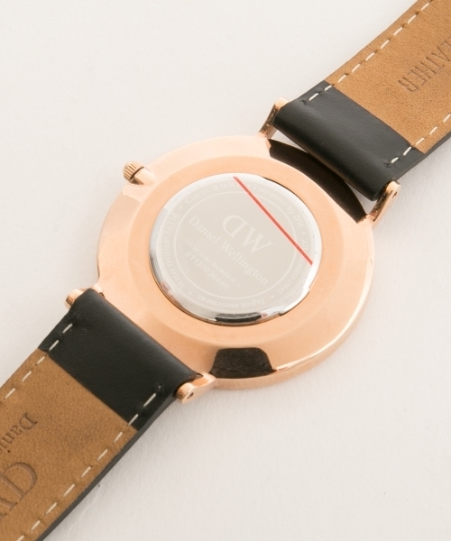Daniel Wellington（ダニエルウェリントン）の「Daniel Wellington ダニエル・ウェリントン Sheffield BLACK MODEL 36MM / DW00100139（アナログ腕時計・メンズ・ブラック×ブラック・FREE）」の2枚目の写真