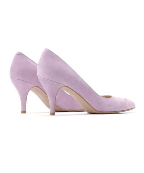 ESTNATION（エストネーション）の「ESTNATION パステルカラースエードパンプス（パンプス・レディース・ライトブルー/ライラック・36/34/35/36.5/37/35.5/34.5/37.5）」の7枚目の写真