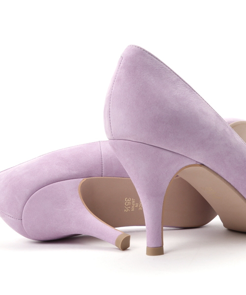 ESTNATION（エストネーション）の「ESTNATION パステルカラースエードパンプス（パンプス・レディース・ライトブルー/ライラック・36/34/35/36.5/37/35.5/34.5/37.5）」の4枚目の写真