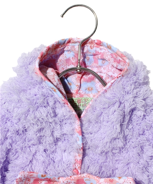 fafa(フェフェ)の「Eva | ポンチョ(ポンチョ・キッズ・ラベンダー/ピンク系その他/グレー/ピンク・MEDIUM/SMALL)」の6枚目の写真