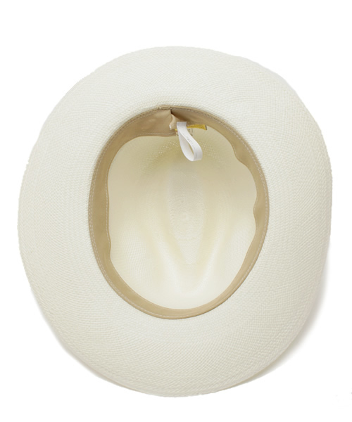 ROSE BUD（ローズバッド）の「(ECUA-ANDINO)PANAMA CLASSIC HAT（ハット・レディース・ホワイト×ブラック・LARGE）」の6枚目の写真