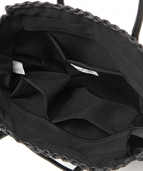 LEPSIM（レプシィム）の「ペーパートートバッグ　743883（トートバッグ・レディース・ブラック/グレイッシュベージュ/ナチュラル・ONE SIZE）」の9枚目の写真