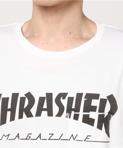 THRASHER（スラッシャー）の「【THRASHER】MAG Classic（Tシャツ/カットソー・メンズ・ホワイト・LARGE/MEDIUM）」の4枚目の写真