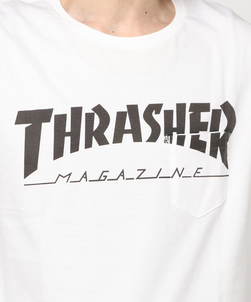 THRASHER（スラッシャー）の「【THRASHER】MAG Classic（Tシャツ/カットソー・メンズ・ホワイト・LARGE/MEDIUM）」の7枚目の写真