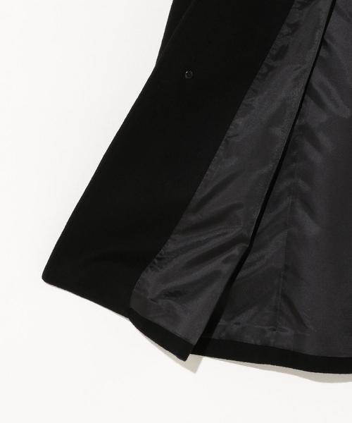 green label relaxing(グリーンレーベルリラクシング)の「ウールカシミヤ ステンカラーコート ◆(ステンカラーコート・メンズ・ブラック/グレー/ネイビー・SMALL/X-LARGE/MEDIUM/LARGE)」の19枚目の写真