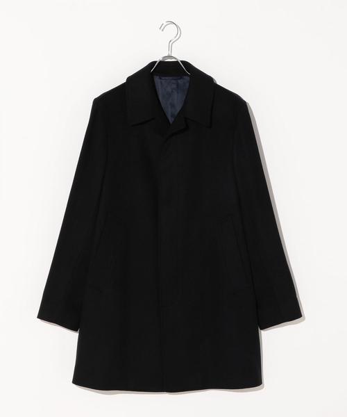 専用　green label relaxing 黒ウールコート フード コート