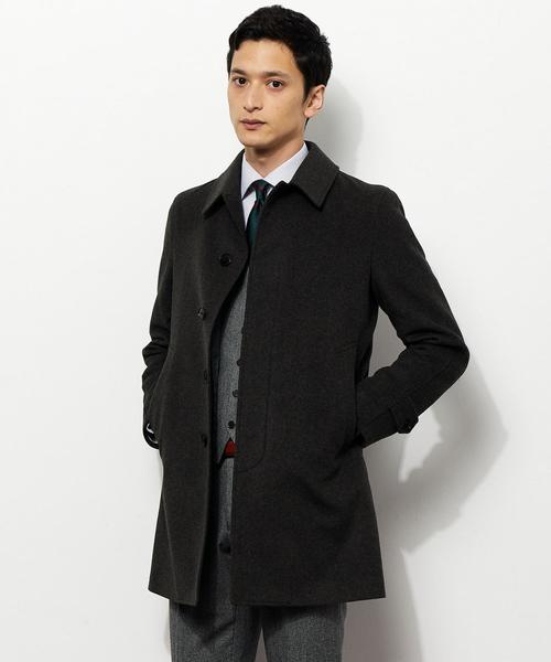 専用　green label relaxing 黒ウールコート green label relaxing（グリーンレーベルリラクシング）の