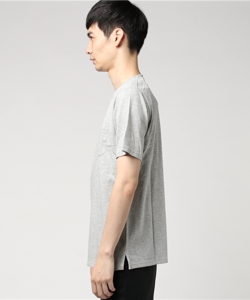 WEGO（ウィゴー）の「WEGO/CaliforniaコットンVネックTシャツ（Tシャツ/カットソー・メンズ・ブラウン系その他/杢グレー/ホワイト/ワイン・LARGE/SMALL/X-LARGE/MEDIUM）」の14枚目の写真