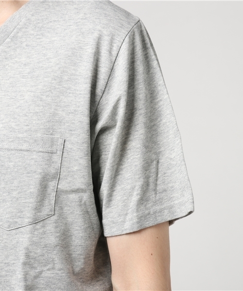 WEGO（ウィゴー）の「WEGO/CaliforniaコットンVネックTシャツ（Tシャツ/カットソー・メンズ・ブラウン系その他/杢グレー/ホワイト/ワイン・LARGE/SMALL/X-LARGE/MEDIUM）」の17枚目の写真