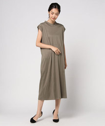 mizuiroind | ハイネックフレンチスリーブワンピース(ワンピース)