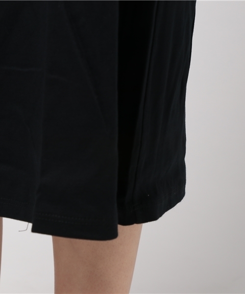 mizuiroind(ミズイロインド)の「ハイネックフレンチスリーブワンピース(ワンピース・レディース・ブラック/ベージュ/ダークブラウン・FREE)」の5枚目の写真