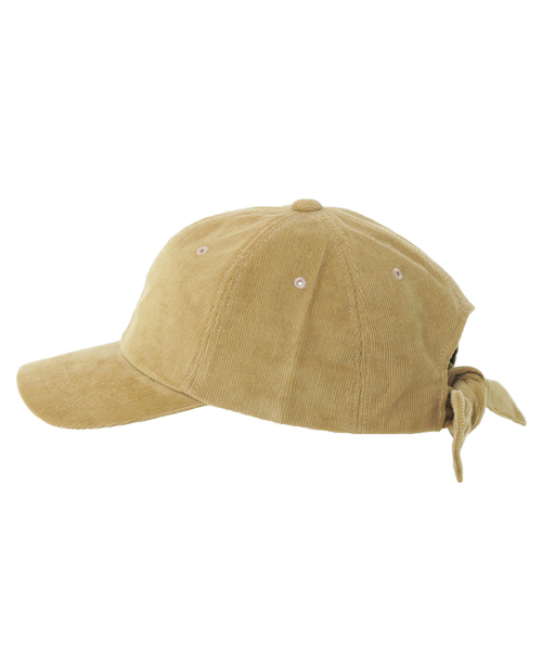 14+（イチヨンプラス）の「コーデュロイバックリボンキャップ（キャップ・レディース・ブラック/ベージュ/オフホワイト/ピンク・FREE）」の7枚目の写真