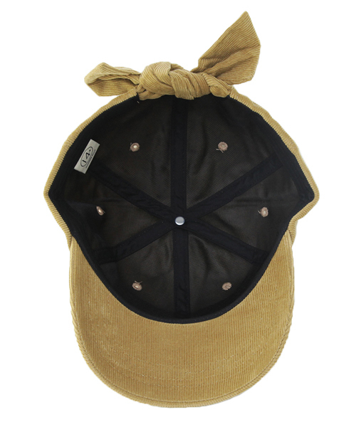 14+（イチヨンプラス）の「コーデュロイバックリボンキャップ（キャップ・レディース・ブラック/ベージュ/オフホワイト/ピンク・FREE）」の9枚目の写真