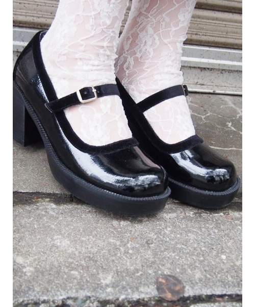 merry jenny（メリージェニー）の「エナメルメリージェーンシューズ（その他シューズ・レディース・ブラック/ワイン・L/M/S）」の7枚目の写真