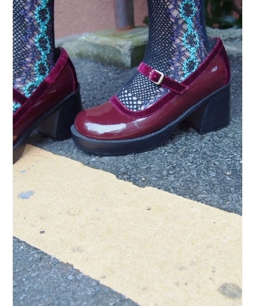 merry jenny（メリージェニー）の「エナメルメリージェーンシューズ（その他シューズ・レディース・ブラック/ワイン・L/M/S）」の9枚目の写真