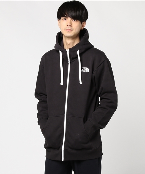 THE NORTH FACE（ザノースフェイス）の「【THE NORTH FACE】 ザ・ノース・フェイス リアビューフルジップフーディー / Rearview FullZip Hoodie（パーカー・メンズ・ブラック/グレー・M/L）」の2枚目の写真