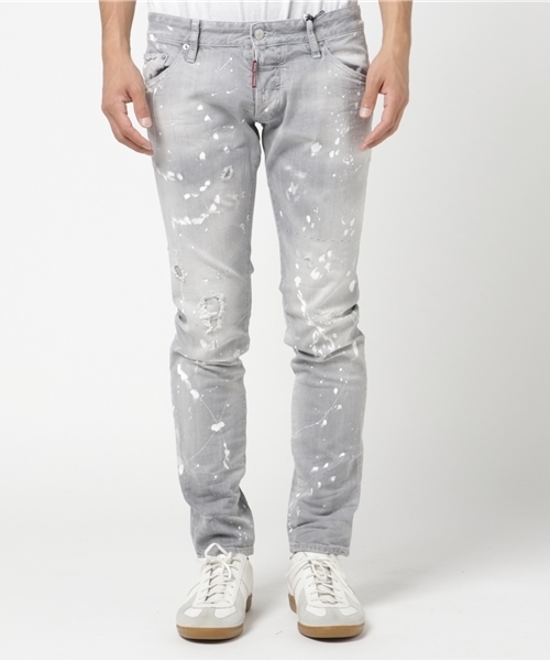 Dsquared2　セット グレー　オーバーサイズ　Mサイズ　フーディー＆パンツ ディースクエアード DSQUARED2 23AW Wool chinos Flannel Sexy