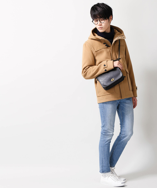 WEGO（ウィゴー）の「WEGO/フラップレトロショルダーバッグ（ショルダーバッグ・メンズ・ブラック/ブラウン/その他1・FREE）」の5枚目の写真