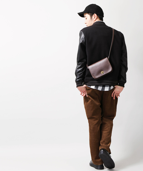 WEGO（ウィゴー）の「WEGO/フラップレトロショルダーバッグ（ショルダーバッグ・メンズ・ブラック/ブラウン/その他1・FREE）」の6枚目の写真