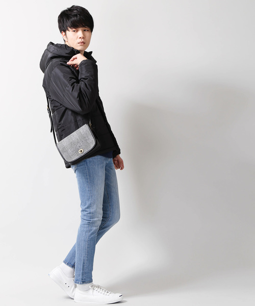 WEGO（ウィゴー）の「WEGO/フラップレトロショルダーバッグ（ショルダーバッグ・メンズ・ブラック/ブラウン/その他1・FREE）」の7枚目の写真