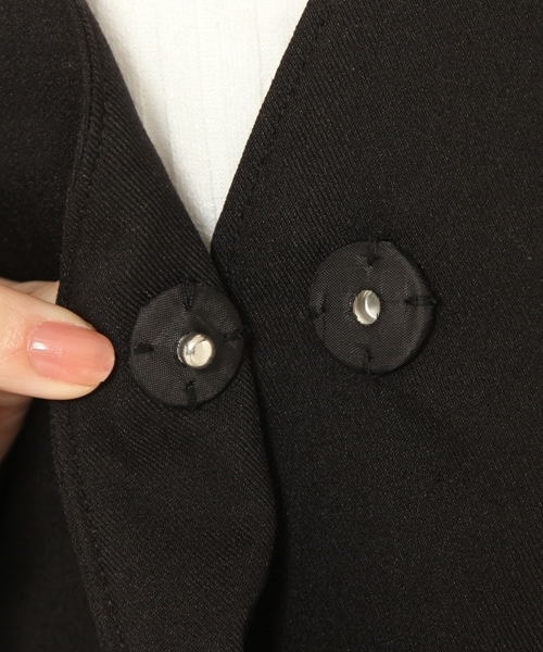 PAGEBOY（ページボーイ）の「ノーカラー ロングガウン（その他アウター・レディース・ブラック/ベージュ/インディゴブルー/ライトグレー・FREE）」の16枚目の写真