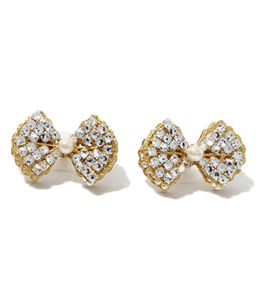 Demi-Luxe BEAMS（デミルクス ビームス）の「MIRIAM HASKELL / "BOW" ピアス（ピアス（両耳用）・レディース・その他1・ONE SIZE）」の2枚目の写真