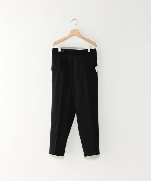 Steven Alan（スティーブンアラン）の「＜Steven Alan＞ T/W TWILL SUPER BAGGY RAP TAPERED/パンツ（その他パンツ・メンズ・ナチュラル/ブラック・LARGE/MEDIUM/X-LARGE/SMALL）」の4枚目の写真