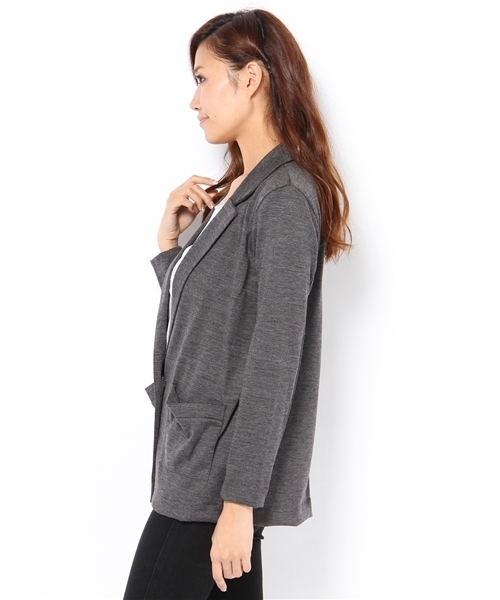 green label relaxing（グリーンレーベルリラクシング）の「□GT W テーラード ジャケット（テーラードジャケット・レディース・ブラック/グレー/オレンジ・フリー）」の4枚目の写真