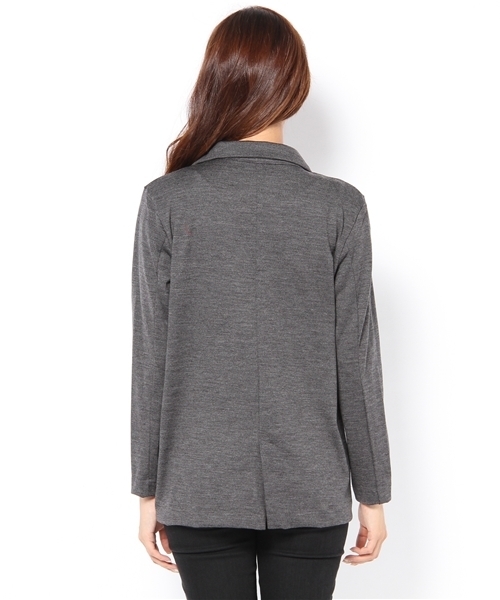 green label relaxing（グリーンレーベルリラクシング）の「□GT W テーラード ジャケット（テーラードジャケット・レディース・ブラック/グレー/オレンジ・フリー）」の5枚目の写真