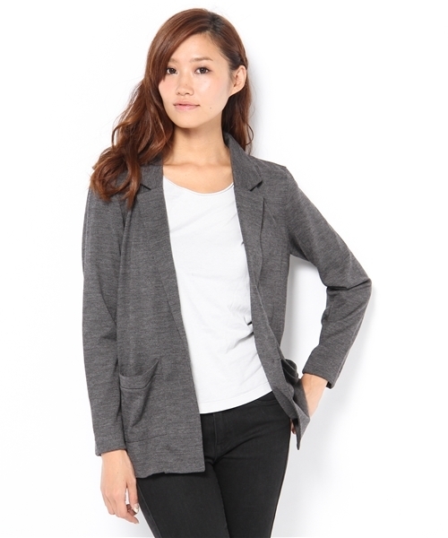 green label relaxing（グリーンレーベルリラクシング）の「□GT W テーラード ジャケット（テーラードジャケット・レディース・ブラック/グレー/オレンジ・フリー）」の6枚目の写真