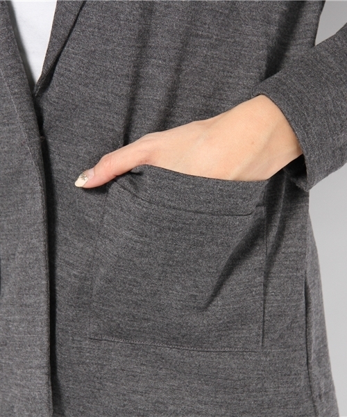 green label relaxing（グリーンレーベルリラクシング）の「□GT W テーラード ジャケット（テーラードジャケット・レディース・ブラック/グレー/オレンジ・フリー）」の9枚目の写真