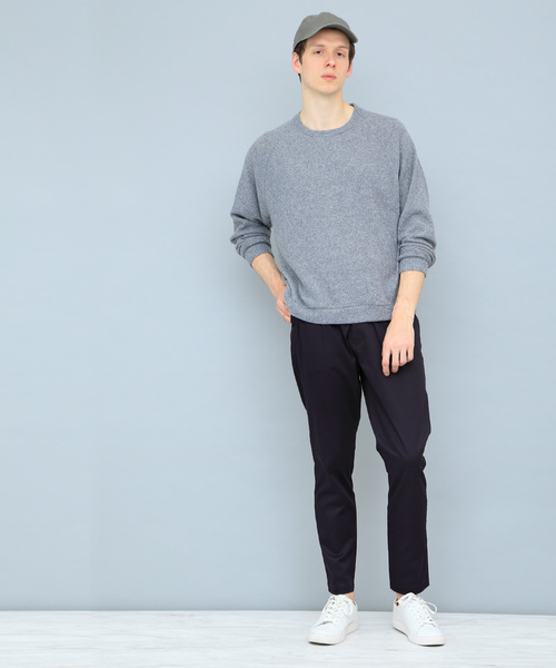 EMMA CLOTHES(エマクローズ)の「ハイパワーサテンストレッチテーパードパンツ(その他パンツ・メンズ・ネイビー/ベージュ/ブラック/グレー/ライトベージュ・L/M)」の14枚目の写真
