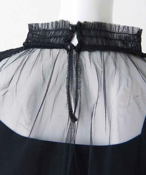 one after another NICE CLAUP（ワンアフターアナザーナイスクラップ）の「レディレースブラウス（シャツ/ブラウス・レディース・ブラック/ベージュ/オフホワイト・FREE）」の22枚目の写真