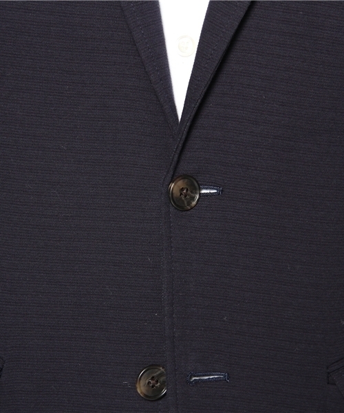 green label relaxing（グリーンレーベルリラクシング）の「□RIPPLE REV/BORDER 2Bジャケット（テーラードジャケット・メンズ・ブラック/グレー/ネイビー・SMALL/MEDIUM/LARGE/X-LARGE）」の9枚目の写真