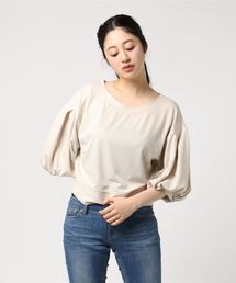 Cheek | 袖タックボリュームプルオーバー(Tシャツ/カットソー)