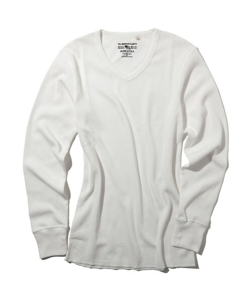 Avirex アヴィレックス デイリー ロングスリーブ サーマル Vネック ティーシャツ Daily L S Thermal V Neck T Shirt Tシャツ カットソー Avirex アヴィレックス のファッション通販 Zozotown