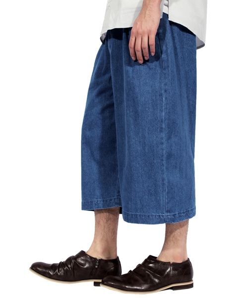 8(eight)(エイト)の「デニム ワイド クロップドパンツ(デニムパンツ・メンズ・ブラック/インディゴブルー/ブルー/ブラック系その他/ブルー系その他/ブルー系その他2・MEDIUM/LARGE/X-LARGE)」の10枚目の写真