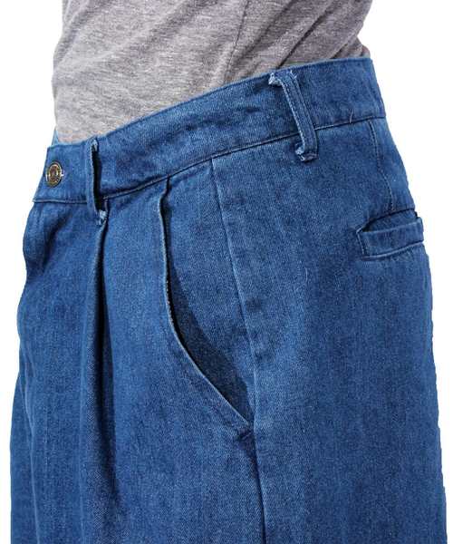 8(eight)(エイト)の「デニム ワイド クロップドパンツ(デニムパンツ・メンズ・ブラック/インディゴブルー/ブルー/ブラック系その他/ブルー系その他/ブルー系その他2・MEDIUM/LARGE/X-LARGE)」の15枚目の写真