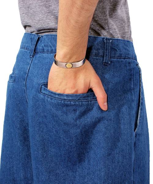 8(eight)(エイト)の「デニム ワイド クロップドパンツ(デニムパンツ・メンズ・ブラック/インディゴブルー/ブルー/ブラック系その他/ブルー系その他/ブルー系その他2・MEDIUM/LARGE/X-LARGE)」の20枚目の写真