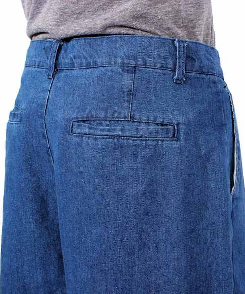 8(eight)(エイト)の「デニム ワイド クロップドパンツ(デニムパンツ・メンズ・ブラック/インディゴブルー/ブルー/ブラック系その他/ブルー系その他/ブルー系その他2・MEDIUM/LARGE/X-LARGE)」の21枚目の写真
