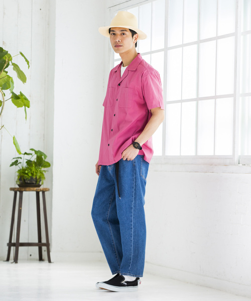 WEGO(ウィゴー)の「WEGO/ドライストレッチオープンカラーシャツ(シャツ/ブラウス・メンズ・ホワイト/ブラック/ネイビー/カーキ/レッド系その他・SMALL/MEDIUM/LARGE)」の16枚目の写真