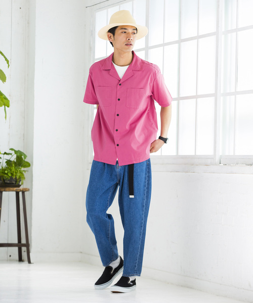 WEGO(ウィゴー)の「WEGO/ドライストレッチオープンカラーシャツ(シャツ/ブラウス・メンズ・ホワイト/ブラック/ネイビー/カーキ/レッド系その他・SMALL/MEDIUM/LARGE)」の12枚目の写真