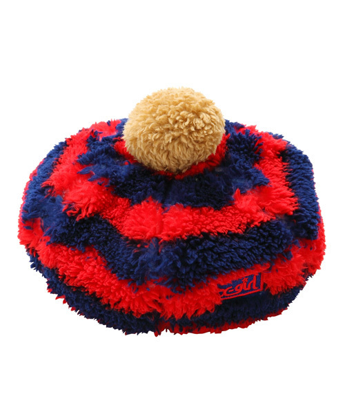 X-girl Stages（エックスガールステージス）の「FLUFFY  BERET（ハンチング/ベレー帽・キッズ・ブラック/ネイビー/ピンク・X-SMALL/SMALL/MEDIUM）」の2枚目の写真