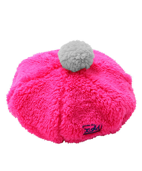 X-girl Stages（エックスガールステージス）の「FLUFFY  BERET（ハンチング/ベレー帽・キッズ・ブラック/ネイビー/ピンク・X-SMALL/SMALL/MEDIUM）」の3枚目の写真