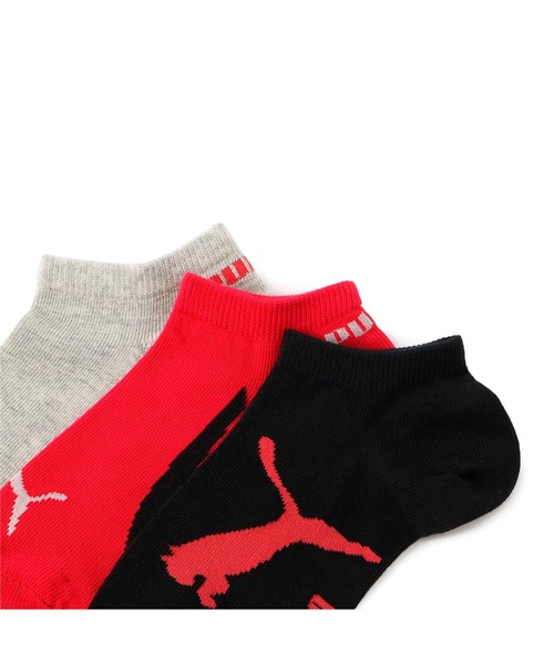 セール】PUMA プーマ キッズ スニーカーソックス 3足組