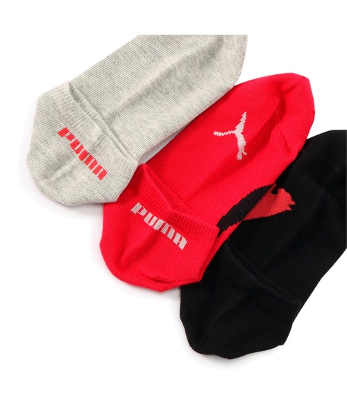 セール】PUMA プーマ キッズ スニーカーソックス 3足組