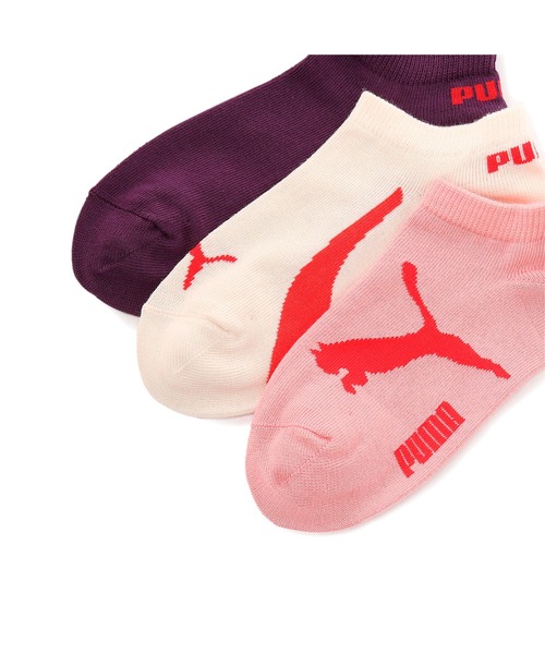 siuma32 ̥୭*✼̥ 　M&M ソマシードリンク PUMA 靴下 プーマ キッズ スニーカー ソックス 3足組 2 子供
