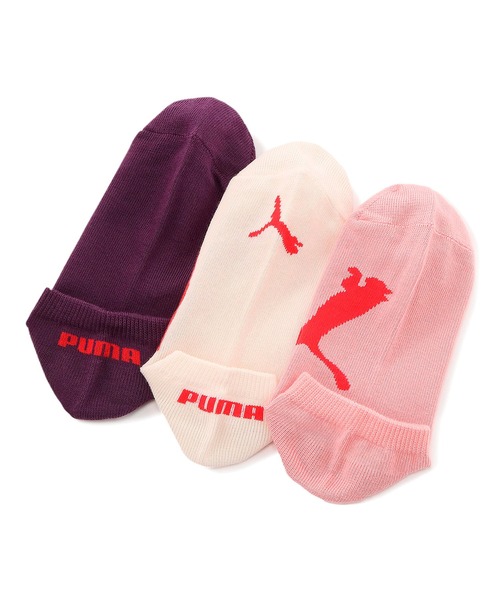 セール】PUMA プーマ キッズ スニーカーソックス 3足組